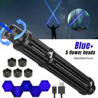Usb High Power Blue Burning Laser Pointer Adjustable Visible Beam Dot Light