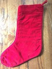 Vintage Needlepoint Christmas Stocking Santa Personalized   abgail 