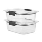  4 Pack   3 2 Cup Brilliance Stain-proof Food Storage Container  Set Of 2
