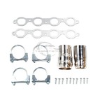 Exhaust Headers W y Pipe Fit 14-17 Escalade Silverado Sierra 5 3l 6 2l Long Tube