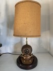 Vtg  Maritime Nautical Lamp With Copper   Brass Divers Divers Helmet 3 Settings