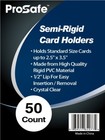 1000 Pro Safe Regular Size Semi-rigid Card Holders - Wholesale - Free Shipping