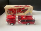 Great 1970 Marx Hess Toy Fire Truck In Original Box W  Bottom Insert