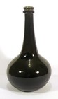 Vintage Colonial Williamsburg Winery Onion Bottle Olive Blown Glass Wine Liquor