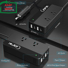Bmk 200w Car Power Inverter Dc 12v To 110v Ac Car Inverter 4 Usb Ports Charger A