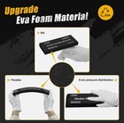 7 X  Sanding Block Kit Flexible Eva Foam Wet Or Dry Various Shapes And Sizes New