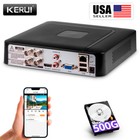 4 8 Channel Security Dvr Recorder W  500g Hdd Home Surveillance Camera System Us