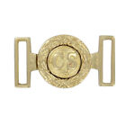 Civil War Confederate Officers Belt Buckle   Reproduction Uniform Costume Brass