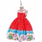 Toddler Kids Girls Christmas Mesh Santa Dresses Pageant Polka Dot Princess Dress