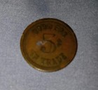 Rare Late 1800 s Jack Adair Segars Sioux City Iowa Trade Token