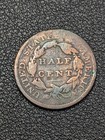 1835 Copper Half Cent - Ships Free 