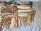 Brio Compatible Wooden Train Track Lot Assorted Pieces  
