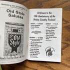 Vtg Hodag Contry Festival Program  1990  Rhinelander  Wisconsin Rare Booklet