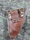 Vintage Wwi French Ruby M1916 Brown Leather Pistol Holster Rare Engineer Issue