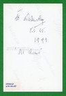 Harold Walmsley Deceased Wwii Raf Ace-11 2 Fighter Pilot Signed 4x6 Photo E29363