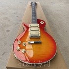 Ace Frehley Electric Guitar Cherry Sunburst Maple  Flame  Top  Left Hand Guitar