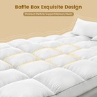 5 Inch Memory Foam Mattress Topper Queen Size  Filled With Breathable Memory    