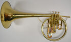 Reynolds Marching Eb f Mellophone With Extended Bell  Olds 27 Mouthpiece