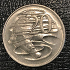 High Grade Au unc 1980 Australia Platypus 20 C Or Twenty Cents Coin-apr105