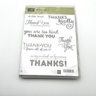 Lot Of 4 Stampin  Up Cling Stamp Sets Holiday Thank You Woodland Card Making