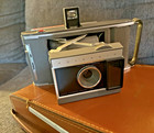 Vintage Polaroid Land Camera Model J66 W  Case Accessories   Papers