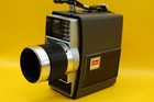 Vintage Kodak Electric 8 Movie Camera Zoom Lens F 1 6 Made In Usa With Hard Case