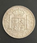 1805 Lima Peru 8 Reales Good Luster  Saltwater Damage