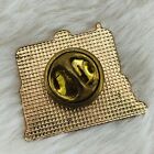 Vtg Paris France Souvenir Enamel Lapel Pin W  Eiffel Tower   Notre Dame