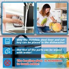 Nifogo Electric Lunch Box For Adults 80w Portable Heated Lunch Box For Men 3 In