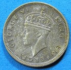 Seychelles British 25 Cents Silver Coin 1943 Nice Grade  Km-2  Combined Shipping