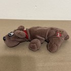 Vintage Pound Puppies Rumple Skins Brown Puppy Dog 7   plush Stuffed Animal Tonka
