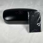 Coach New York Hard Black Clam Shell Eye Glasses Sunglasses Case   Cleaningcloth