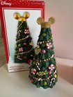 Dept 56 Disney Mickey   s Candy Tree  Cotton Candy Delight   Topiary Tree Lot Of 3