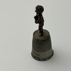 Hersheys Bitter Sweets Boy On Metal Thimble Vintage 2    Tall 