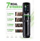 Dragonhawk L3 Wireless Tattoo Kit Full Set Rotary Pen Machine Sealed Tz-256-ly