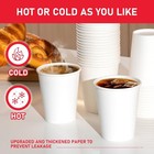Paper Cups  Disposable Coffee Cups  White Hot cold Bevera Drinking Cups