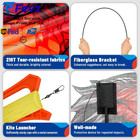 Complete Kite With Handle  Line   Accessories easy To Fly Speed Dragon Red 