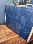 Pair Vintage Samsonite Hardside Luggage Marble Blue Set 2 shwayder Bros  4712