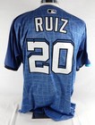 2025 Washington Nationals Keibert Ruiz  20 Game Issued Pos Used Blue Jersey City