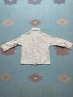 Vintage 1950s Loop Collar Flannel Shirt Brushed Cotton Toddler Kids Youth Size 3