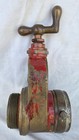 Antique vtg Brass Barker Click Gate Hydrant Firehose Valve  2 1 2 