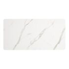 36  X 72  Rectangular Restaurant Table Top With White Marble Laminate Top Finish