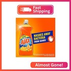 Ajax Ultra Liquid Dish Soap Orange Scent triple Action  Mess-free  Easy-flip Cap
