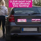 Student Driver Magnet new Driver Magnet 4pcs Stickers Safety Sign Car Pink