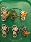 Barclay Manoil Johillco Britains Motorcycle Rider Lot Lead Soldiers Lot Of 6
