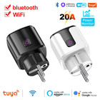 Tuya Smart Eu Plug Wifi bluetooth 20a Socket With Power Monitoring Timer Child L