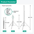 Heavy Duty Light Stand Photography 7 2ft 86 6   Stainless Steel Photography L   