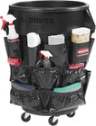 Rubbermaid Commercial Brute Caddy Bag Black Cleaning Tool Supply Organizer For