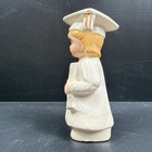 Vintage Mid-century Ceramic Graduate Girl Figurine     Japan  circa 1950s 1960s 
