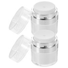  2pcs Cream Jars Refillable Cosmetic Container Empty Sample Jar For Body Butter